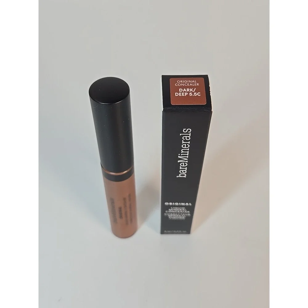 BARE MINERALS ~ ORIGINAL LIQUID MINERAL CONCEALER ~‎ DARK/Deep 5.5C ~ 0.2 OZ